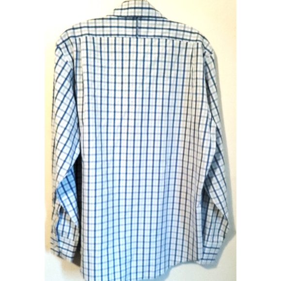 Linc's DC & Company long sleeve blue&white check shirt - Picture 2 of 4